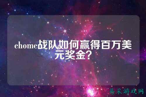 ehome战队如何赢得百万美元奖金？