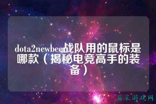 dota2newbee战队用的鼠标是哪款（揭秘电竞高手的装备）
