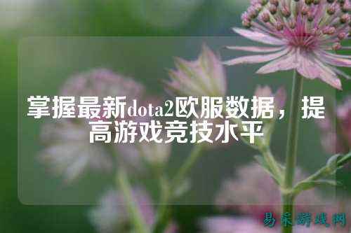 掌握最新dota2欧服数据,提高游戏竞技水平
