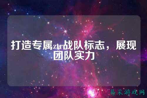 打造专属ztr战队标志，展现团队实力