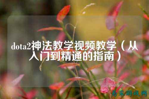 dota2神法教学视频教学(从入门到精通的指南)