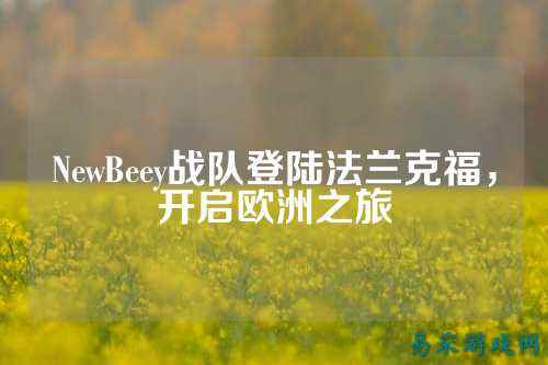 NewBeey战队登陆法兰克福，开启欧洲之旅
