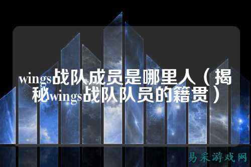 wings战队成员是哪里人（揭秘wings战队队员的籍贯）