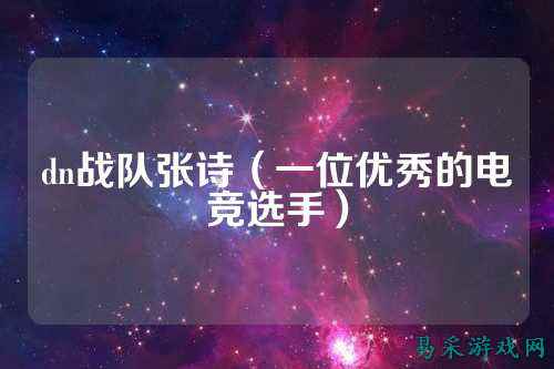 dn战队张诗（一位优秀的电竞选手）