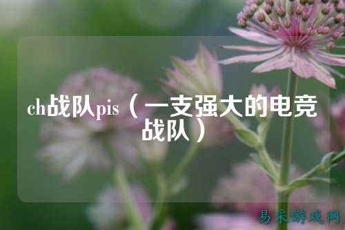 ch战队pis（一支强大的电竞战队）