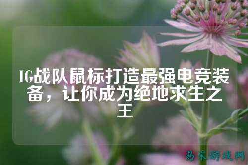 IG战队鼠标打造最强电竞装备，让你成为绝地求生之王