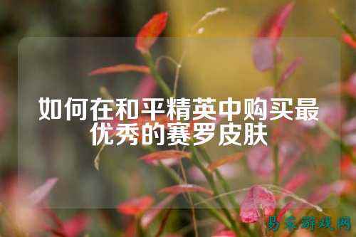 如何在和平精英中购买最优秀的赛罗皮肤