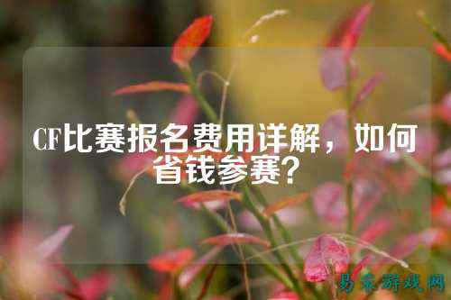 CF比赛报名费用详解，如何省钱参赛？