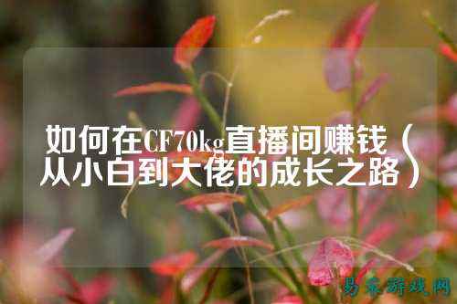 如何在CF70kg直播间赚钱(从小白到大佬的成长之路)