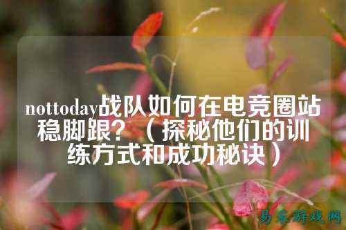 nottoday战队如何在电竞圈站稳脚跟？（探秘他们的训练方式和成功秘诀）