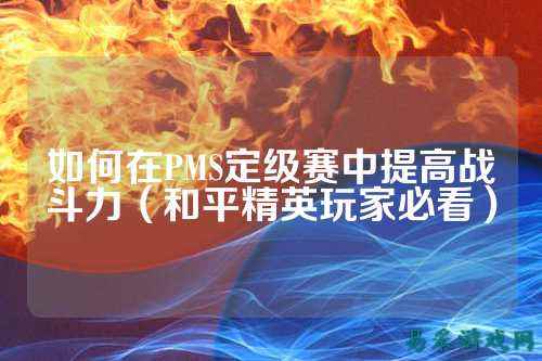 如何在PMS定级赛中提高战斗力（和平精英玩家必看）