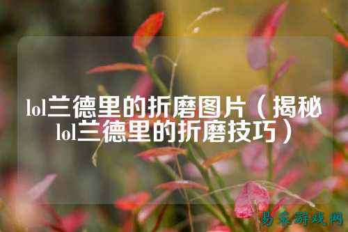 lol兰德里的折磨图片(揭秘lol兰德里的折磨技巧)