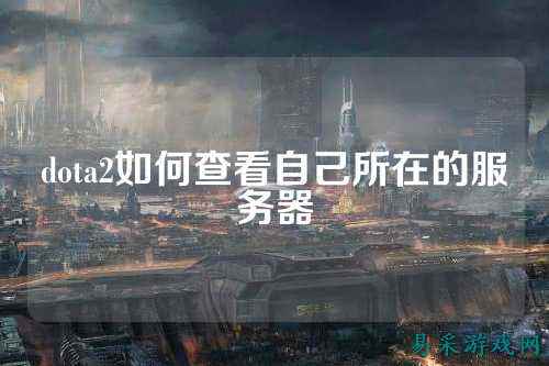 dota2如何查看自己所在的服务器
