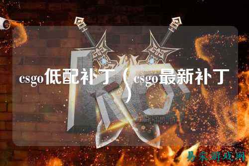 csgo低配补丁（csgo最新补丁）