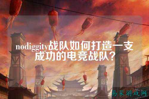 nodiggity战队如何打造一支成功的电竞战队？
