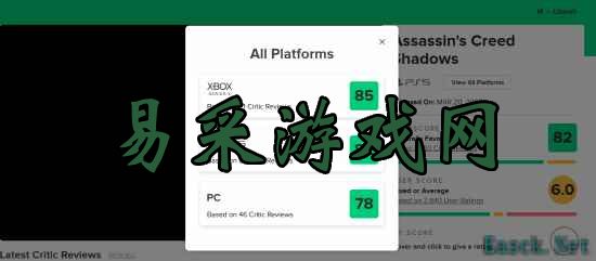 《刺客信条:影》发售一周销量与评价汇总