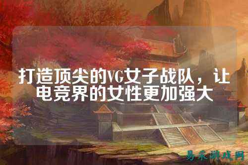 打造顶尖的VG女子战队，让电竞界的女性更加强大