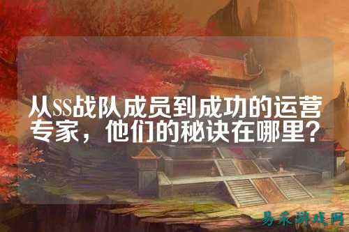 从SS战队成员到成功的运营专家，他们的秘诀在哪里？