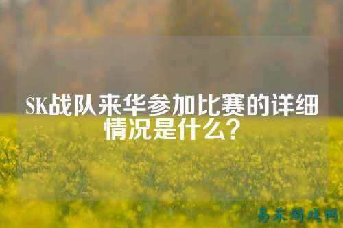 SK战队来华参加比赛的详细情况是什么？