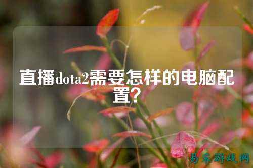 直播dota2需要怎样的电脑配置?