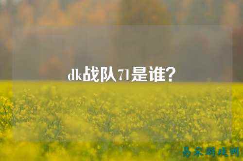 dk战队71是谁？