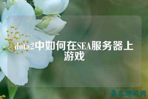 dota2中如何在SEA服务器上游戏