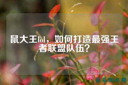 鼠大王lol,如何打造最强王者联盟队伍?