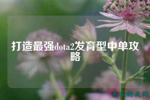 打造最强dota2发育型中单攻略