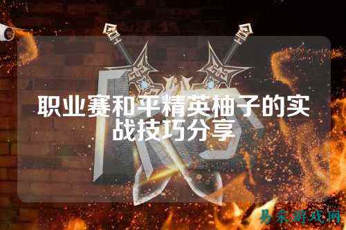 职业赛和平精英柚子的实战技巧分享
