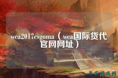 wca2017csgoma（wca国际货代官网网址）