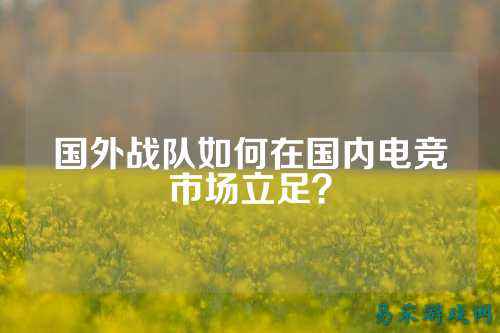 国外战队如何在国内电竞市场立足？