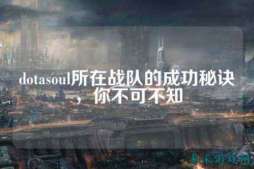 dotasoul所在战队的成功秘诀，你不可不知