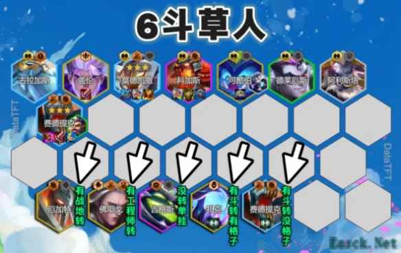 云顶之弈S14六斗草人怎么玩