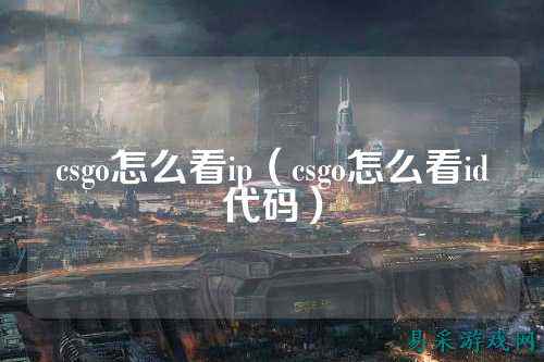 csgo怎么看ip(csgo怎么看id代码)