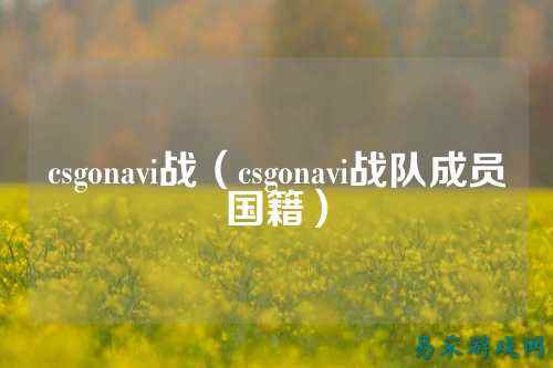 csgonavi战(csgonavi战队成员国籍)