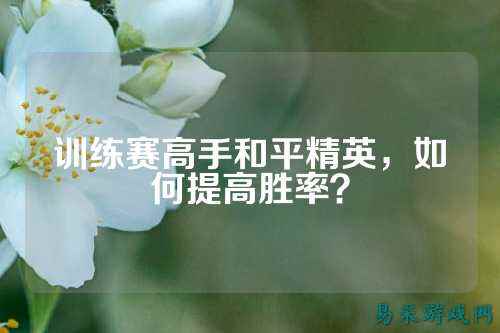 训练赛高手和平精英，如何提高胜率？