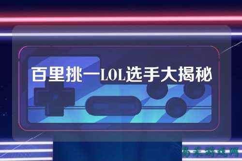 百里挑一LOL选手大揭秘
