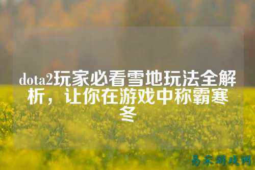 dota2玩家必看雪地玩法全解析,让你在游戏中称霸寒冬