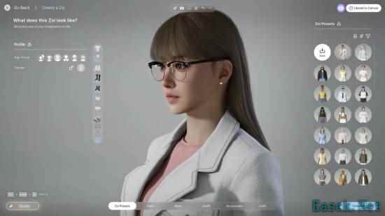 《云族裔》角色创建仅提供男女两种性别选项