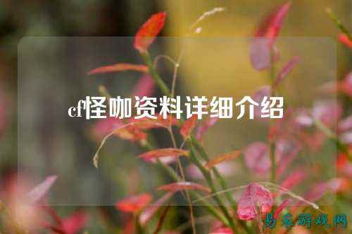 cf怪咖资料详细介绍