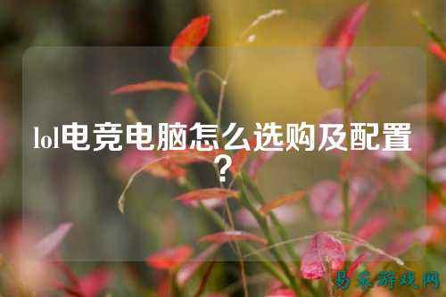 lol电竞电脑怎么选购及配置？