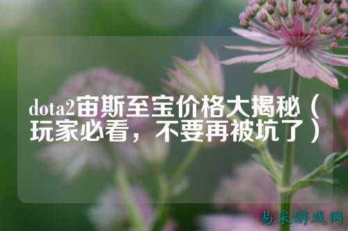 dota2宙斯至宝价格大揭秘(玩家必看,不要再被坑了)