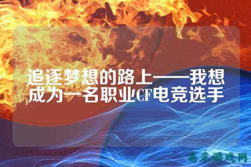 追逐梦想的路上——我想成为一名职业CF电竞选手