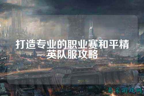 打造专业的职业赛和平精英队服攻略