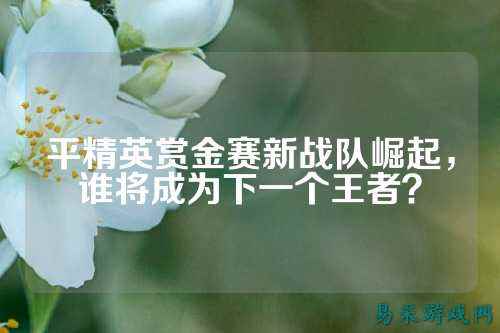 平精英赏金赛新战队崛起,谁将成为下一个王者?