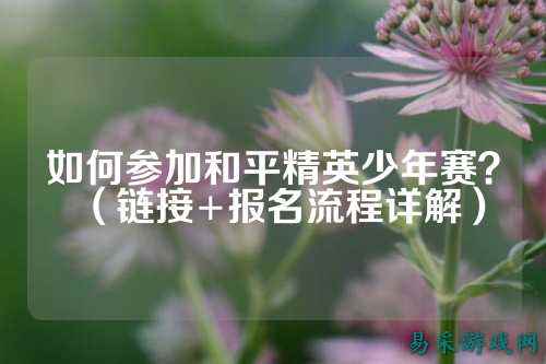 如何参加和平精英少年赛？（链接+报名流程详解）