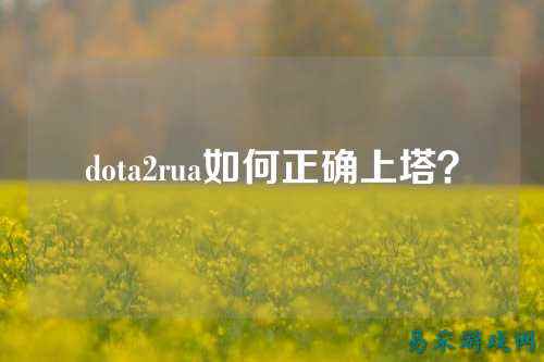 dota2rua如何正确上塔？