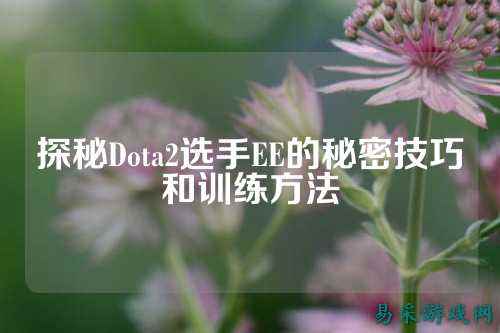 探秘Dota2选手EE的秘密技巧和训练方法