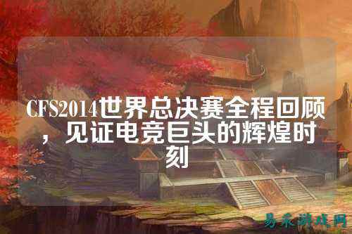 CFS2014世界总决赛全程回顾,见证电竞巨头的辉煌时刻