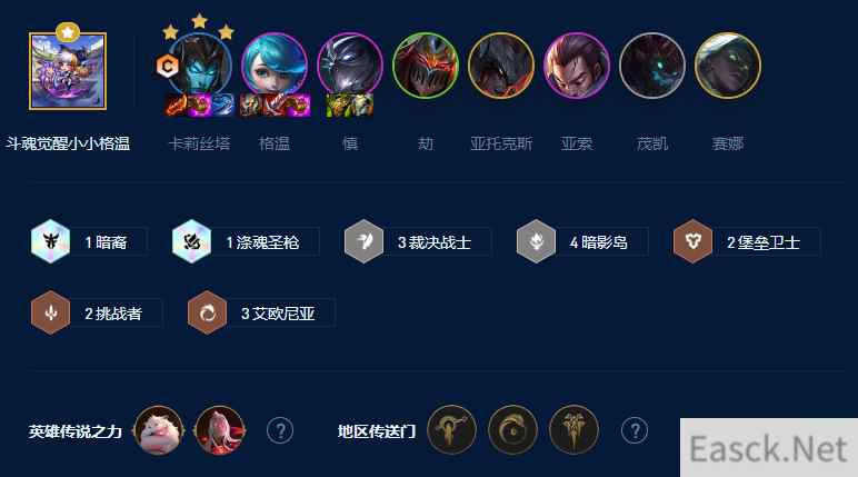 云顶之弈s9暗影岛双C阵容怎么玩